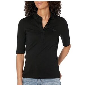Lacoste Black Polo Women's L